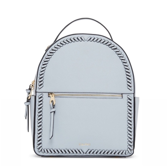 Calpak Light blue leather backpack - Picture 1 of 3